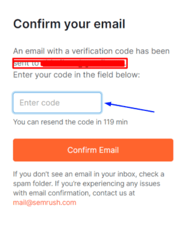 Semrush Free Trial   - Confirm Email