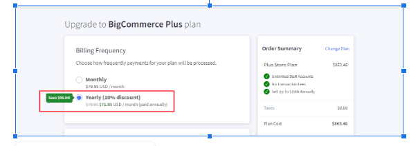  BigCommerce -Discount Offer