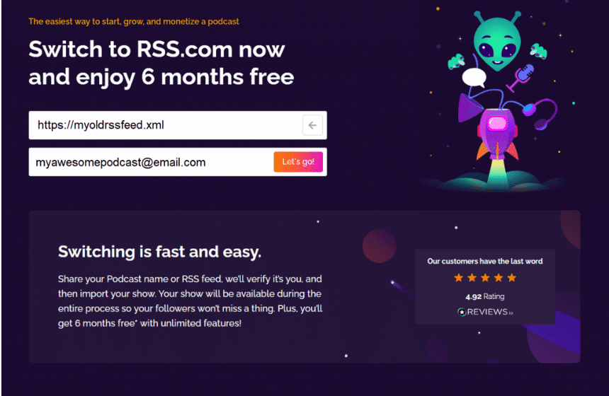 RSS.com - Easy to Switch