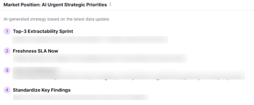 AI Urgent Strategic Priorities AI Urgent Strategic Priorities