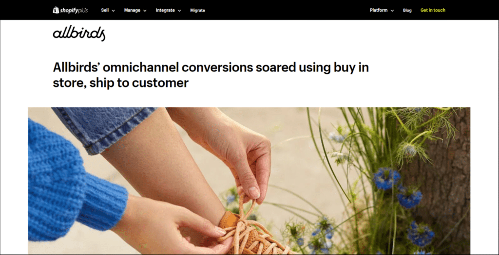 Allbirds -shopify case study Allbirds -shopify case study