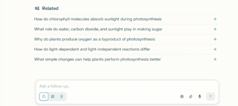 Ask follow-up questions directly Ask follow-up questions directly