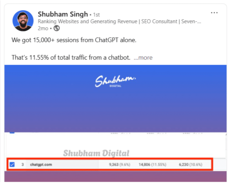 I recently was able to get 15,000+ sessions from ChatGPT I recently was able to get 15,000+ sessions from ChatGPT