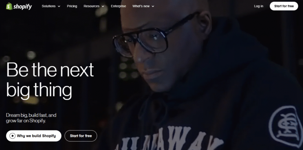 Shopify Homepage