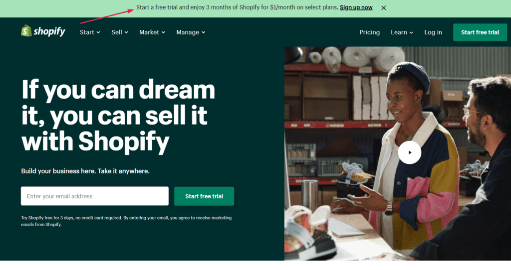 Shopify Special Offer Shopify Special Offer
