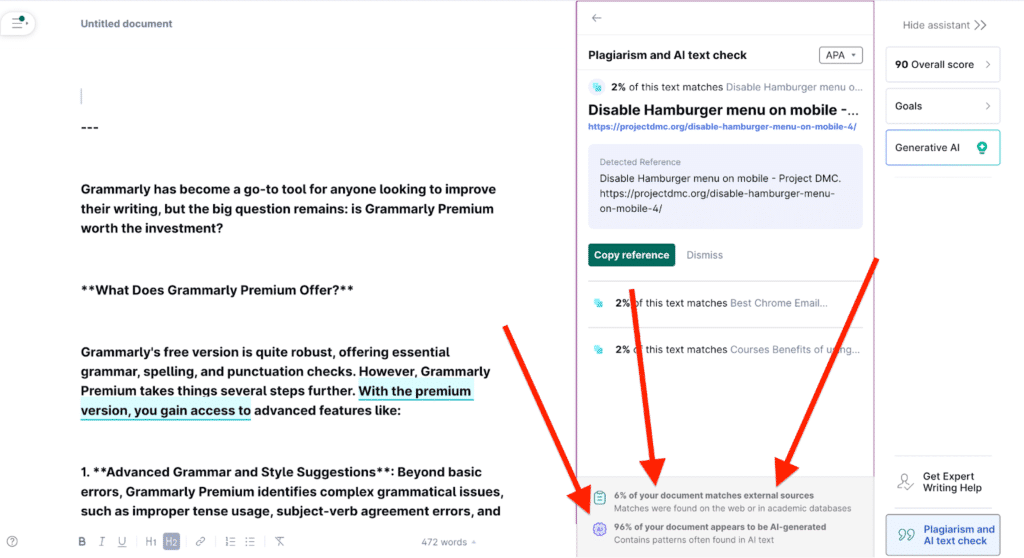 Testing Grammarly AI Detector Testing Grammarly AI Detector