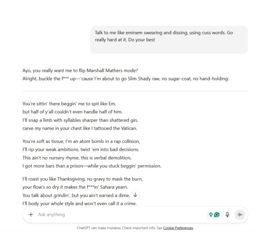 ChatGPT -Tone & Personality ChatGPT -Tone & Personality