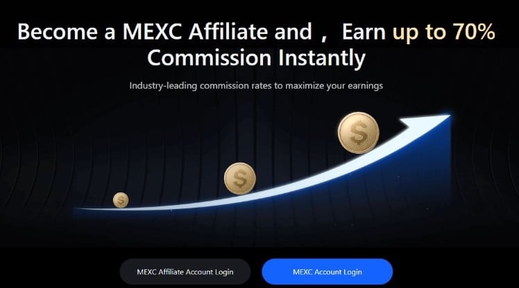 MEXC Affiliate: Earn Up To 70% Commission MEXC Affiliate: Earn Up To 70% Commission