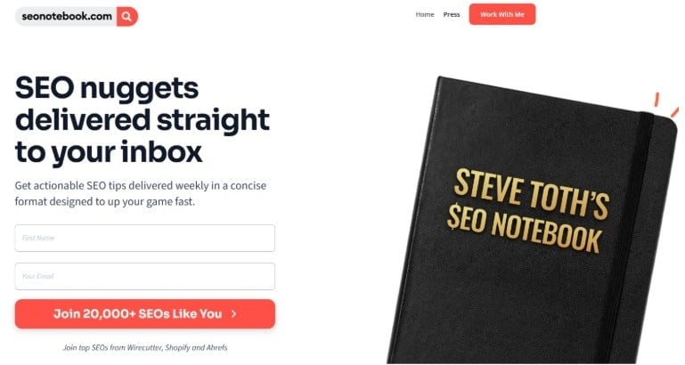 SEO Notebook SEO Notebook
