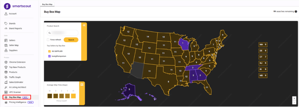 Buy Box Map Buy Box Map