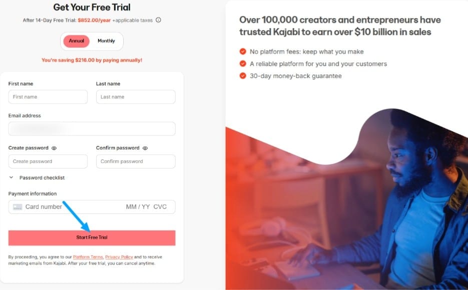 Enter the required personal details Enter the required personal details