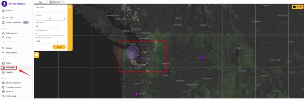 Seller Map and Suppliers Seller Map and Suppliers