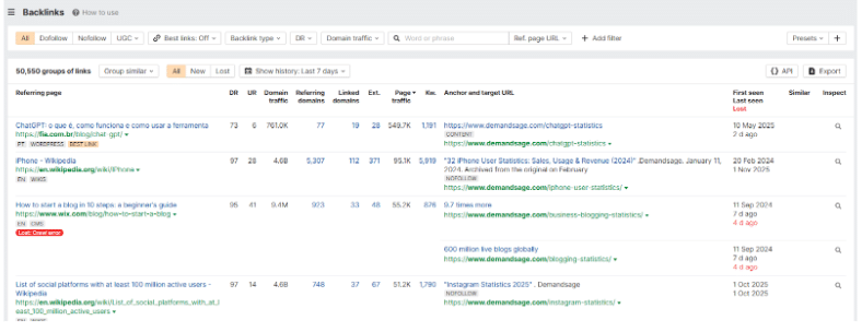 Ahrefs Reffering Page Ahrefs Reffering Page
