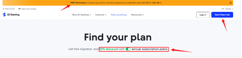 SE Ranking: Up to 20% Discount SE Ranking: Up to 20% Discount