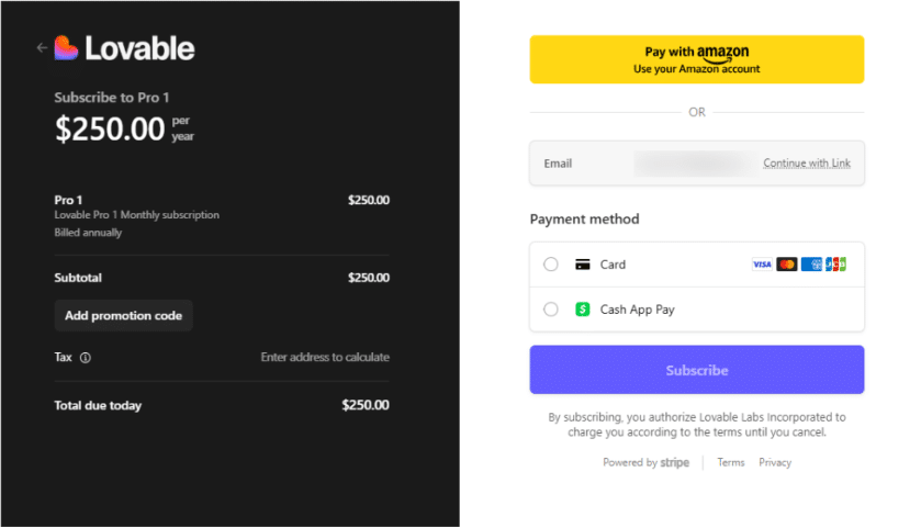 Choose your Payment Method Choose your Payment Method