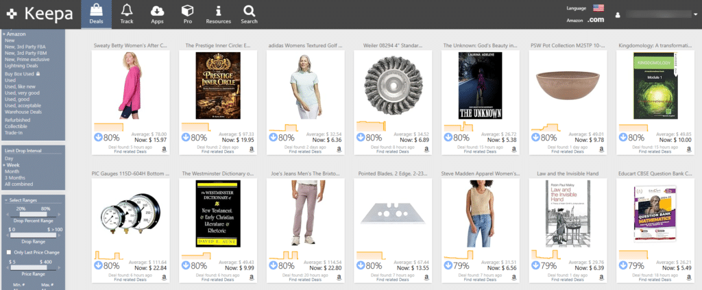 Keepa Dashboard