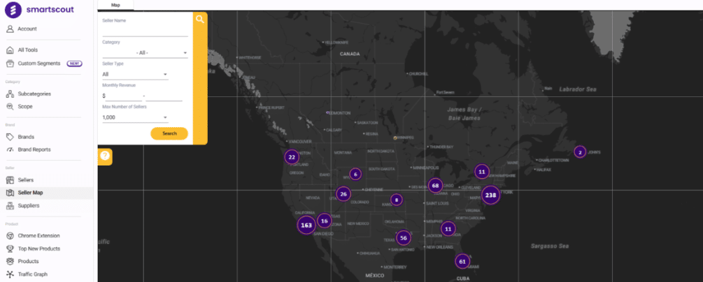 SmartScout supports 12 Amazon marketplaces SmartScout supports 12 Amazon marketplaces