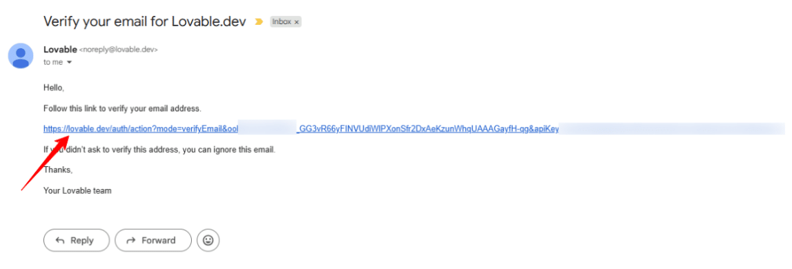 You will receive a verification email from Lovable You will receive a verification email from Lovable