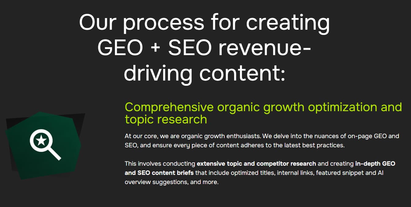Each client gets a dedicated team consisting of an SEO Strategist Each client gets a dedicated team consisting of an SEO Strategist