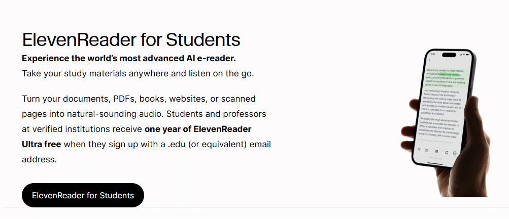 ElevenLabs Student Discount ElevenLabs Student Discount