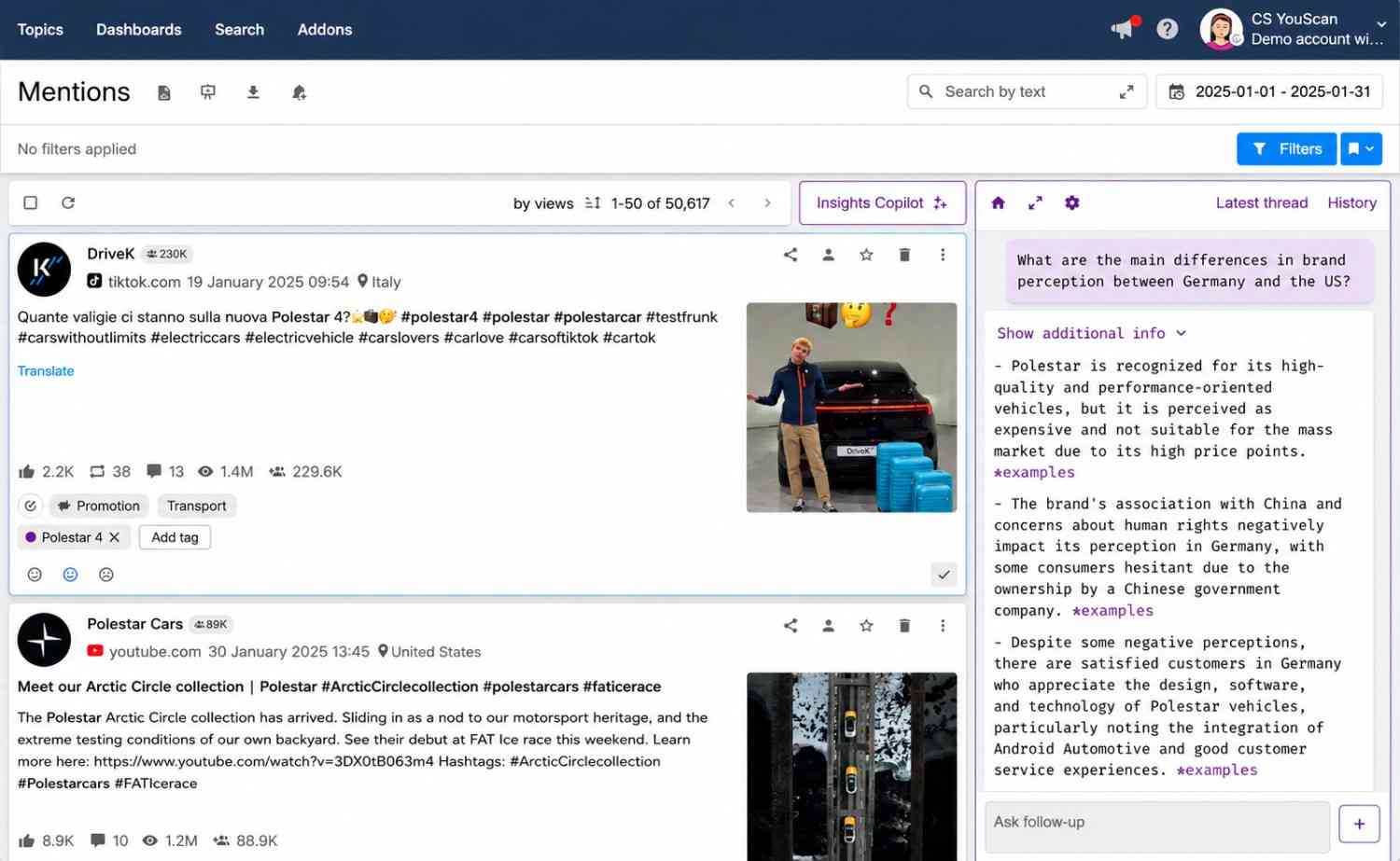 YouScan’s Insights Copilot