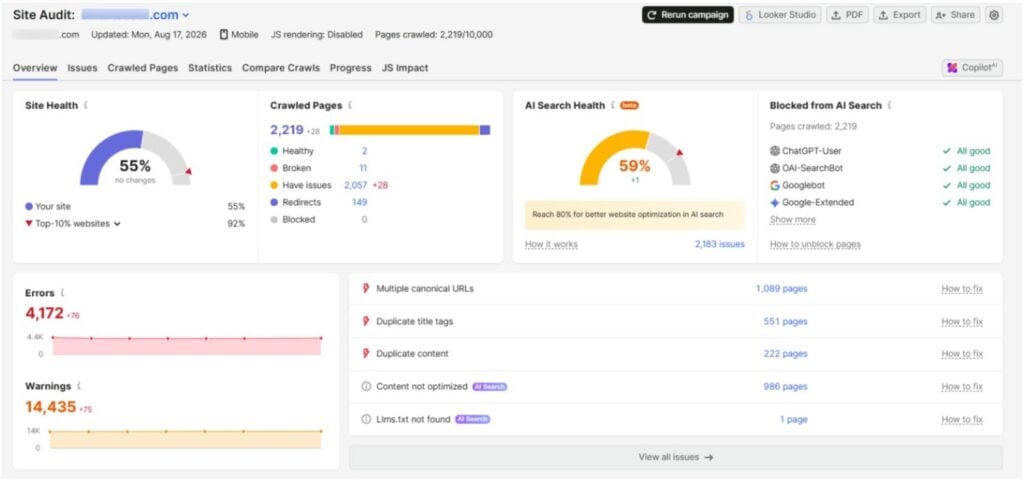 AI Search Audit AI Search Audit