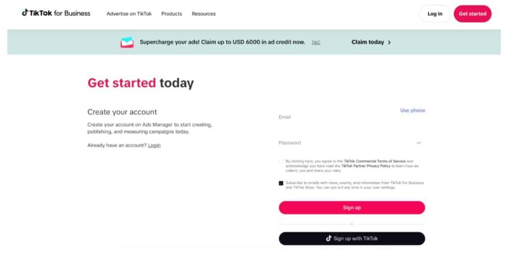 Create Your TikTok Ads Manager Account Create Your TikTok Ads Manager Account