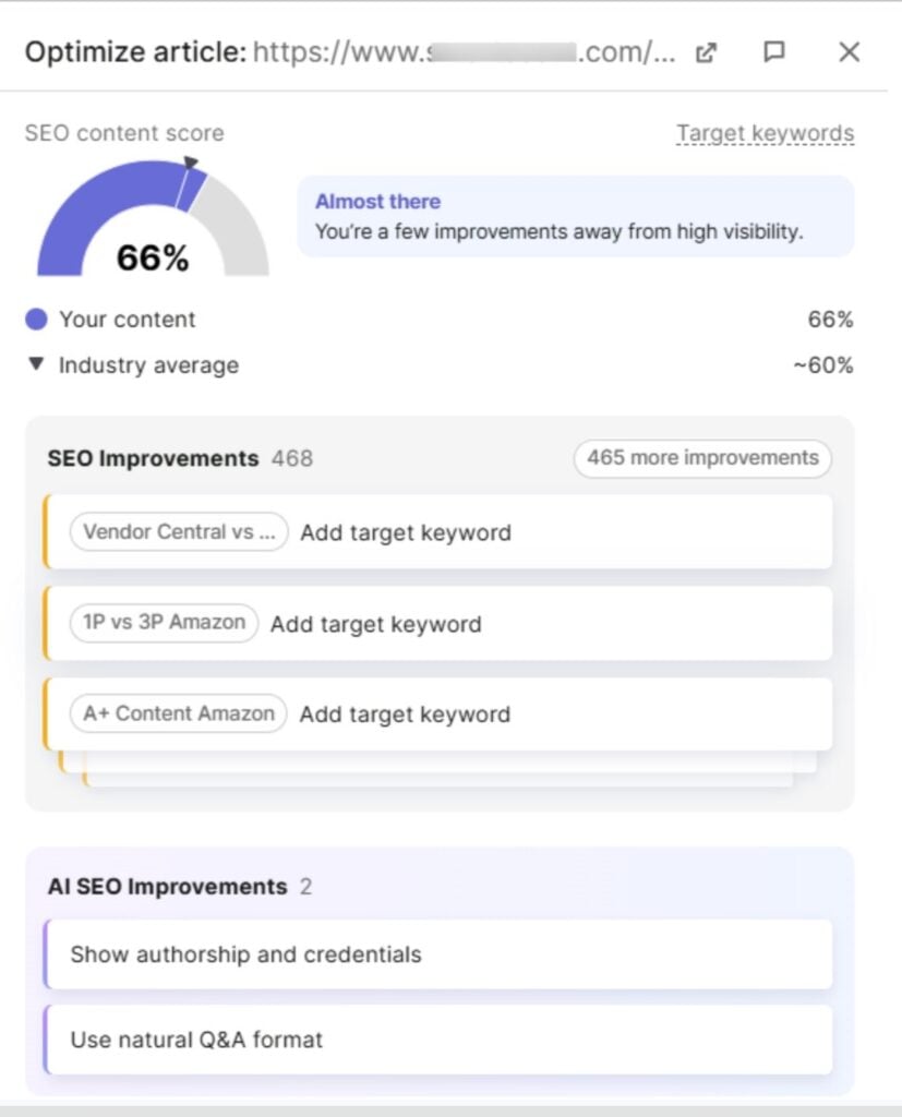 Optimize Article With Semrush Suggestions Optimize Article With Semrush Suggestions