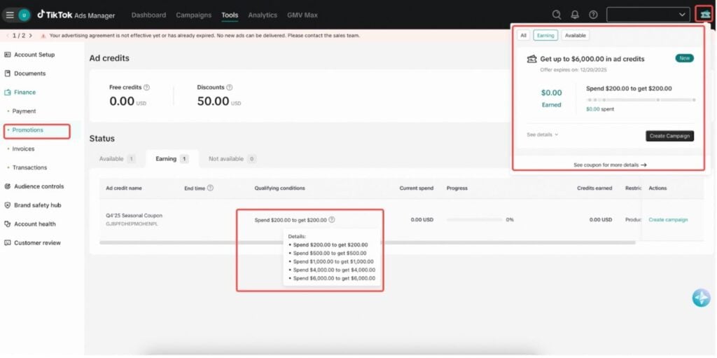 Setup With A Billing Card Setup With A Billing Card