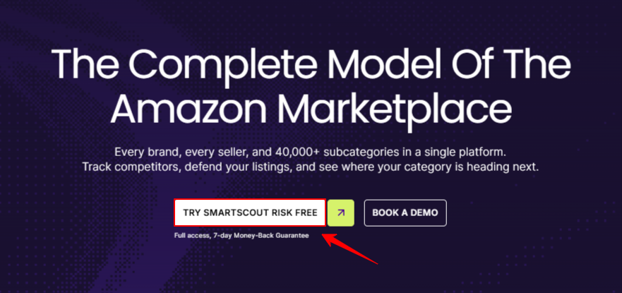 Click On Try SmartScout Risk Free Button Click On Try SmartScout Risk Free Button