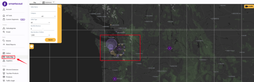 Seller Map And Suppliers Seller Map And Suppliers